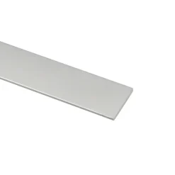 Profiel plat aluminium zilver 30x2x2000mm