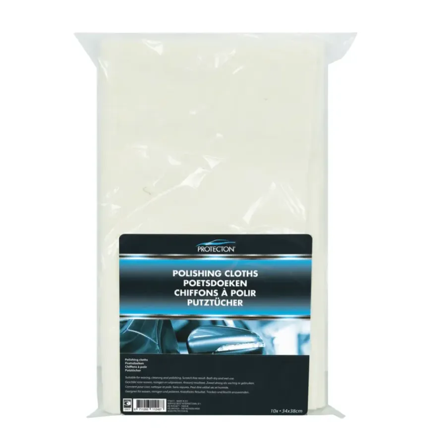 Auto Reinigings- & Poetsmiddelen > Protecton poetsdoeken 34x38cm 10st