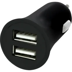 Computeraccessoires > Q-link Autolader 12V met 2 USB-A zwart