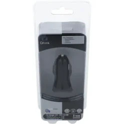 Computeraccessoires > Q-link Autolader 12V met 2 USB-A zwart
