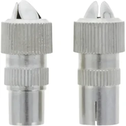 Audio & Video Accessoires > Q-link coac stekker metaal recht male/female