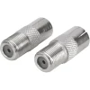 Audio & Video Accessoires > Q-link coax adapter 1 male/FCON 1 female/FCON buitendraad