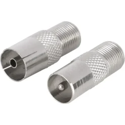 Audio & Video Accessoires > Q-link coax adapter 1 male/FCON 1 female/FCON buitendraad