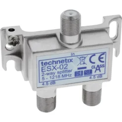 Audio & Video Accessoires > Q-link coax F-splitter 2-weg/3F-connector kabelkeur