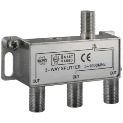 Audio & Video Accessoires > Q-link coax F-splitter 3-weg/4F-connector