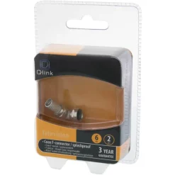 Installatiedraad|Elektradozen > Q-link coax F-wartel waterdicht 6 mm 2 stuks