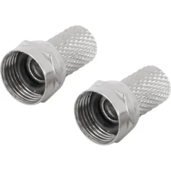 Installatiedraad|Elektradozen > Q-link coax F-wartel waterdicht 6 mm 2 stuks