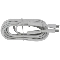 Audio & Video Accessoires > Q-link coax kabel 3CV2 HF 5 meter stekker recht wit