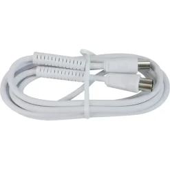 Audio & Video Accessoires > Q-link coax kabel 3CV2 HF stekker 1 meter rechtwit