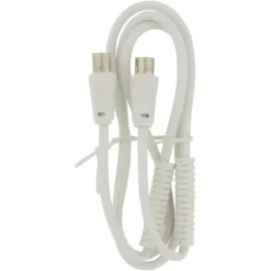 Audio & Video Accessoires > Q-link coax kabel 3CV2 HF stekker 1 meter rechtwit