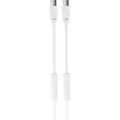 Audio & Video Accessoires > Q-link coax kabel 3CV2 HF stekker recht 5 meter wit