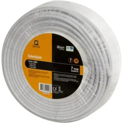 Audio & Video Accessoires > Q-link coax kabel 50 meter wit kabelkeur