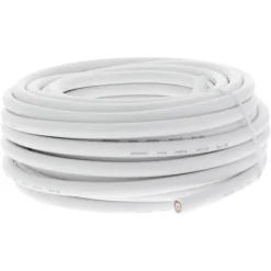 Audio & Video Accessoires > Q-link coax kabel 10 meter wit kabelkeur