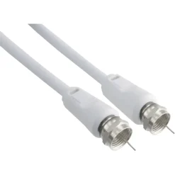 Audio & Video Accessoires > Q-link coax kabel RG59 met F-connector 2 meter wit