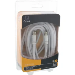 Audio & Video Accessoires > Q-link coax kabel RG59 met F-connector 5 meter wit