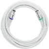 Audio & Video Accessoires > Q-link coax kabel stekker recht 5 meter wit kabelkeur