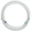 Audio & Video Accessoires > Q-link coax kabel stekker recht 3 meter wit kabelkeur