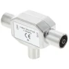Audio & Video Accessoires > Q-link coax splitter radio metaal 1 male/2 female
