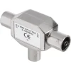 Audio & Video Accessoires > Q-link coax splitter radio metaal 1 male/2 female