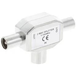 Audio & Video Accessoires > Q-link coax splitter tv 1 female/2 male
