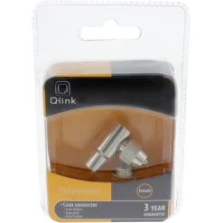Audio & Video Accessoires > Q-link coax stekker haaks female