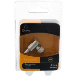Audio & Video Accessoires > Q-link coax stekker haaks male