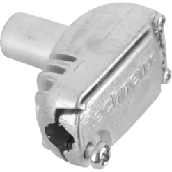 Audio & Video Accessoires > Q-link coax stekker metaal haaks male kabelkeur