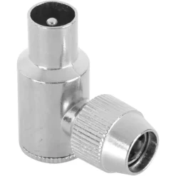 Audio & Video Accessoires > Q-link coax stekker metaal haaks male