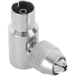 Audio & Video Accessoires > Q-link coax stekker metaal haaks female