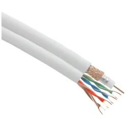 Audio & Video Accessoires > Q-link coax/utp kabel RG6 25 meter wit