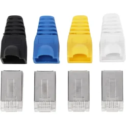 Audio & Video Accessoires > Q-link FTP connector RJ45 met hoesje 8 stuks KPN keur