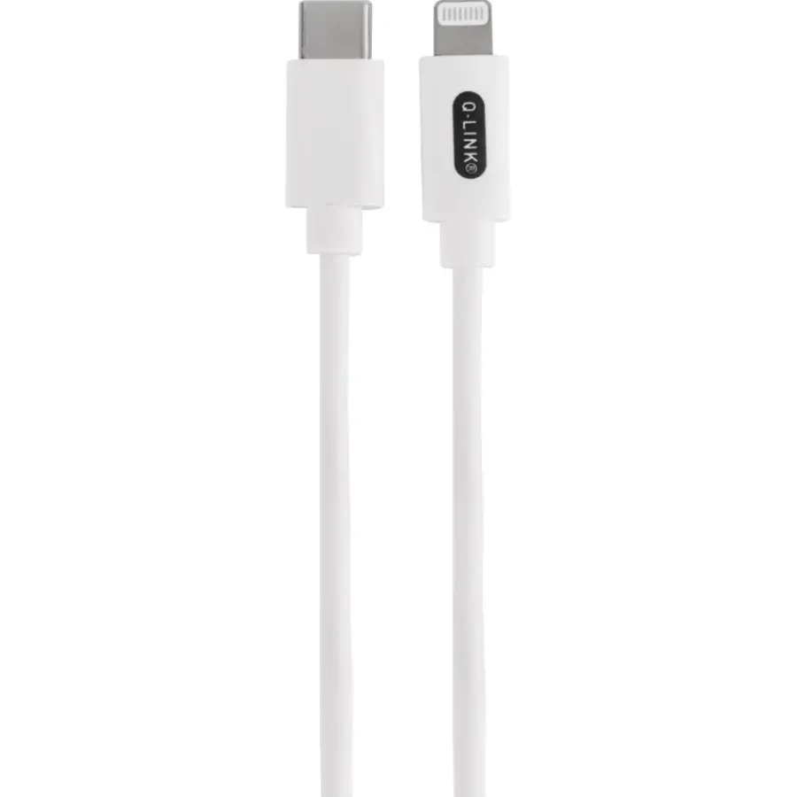 Computeraccessoires > Q-link laadsnoer van USB-C naar iPhone 1 meter wit