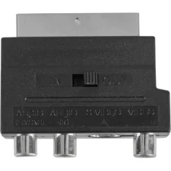 Audio & Video Accessoires > Q-link scart adapter/schakelaar scart/3XRCA/SVHS