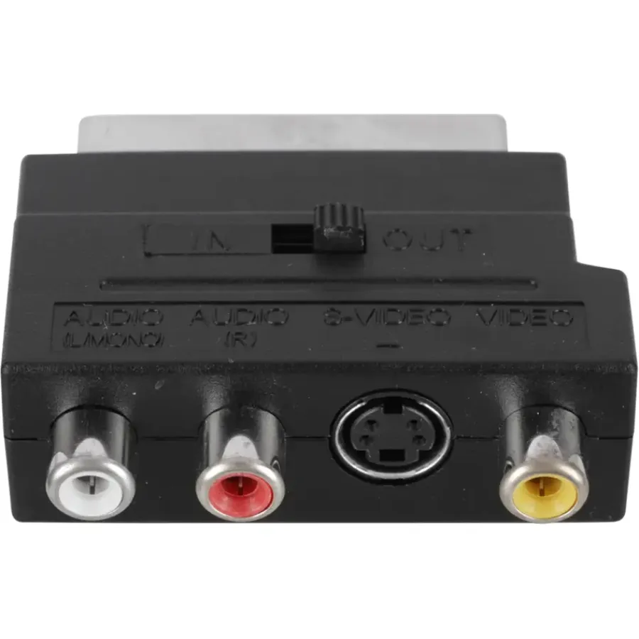 Audio & Video Accessoires > Q-link scart adapter/schakelaar scart/3XRCA/SVHS