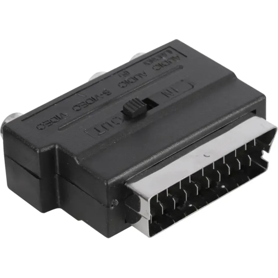 Audio & Video Accessoires > Q-link scart adapter/schakelaar scart/3XRCA/SVHS