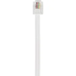 Telefoonaccessoires > Q-link telefoon aansluitsnoer modulair 2RJ11 plug 5 meter wit