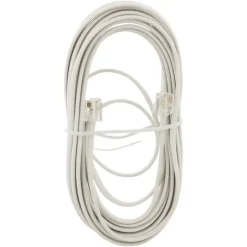 Telefoonaccessoires > Q-link telefoon aansluitsnoer modulair 2RJ11 plug 5 meter wit