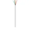 Telefoonaccessoires > Q-link telefoonkabel rond 4x 0,5 mm² 20 meter wit