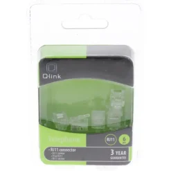 Audio & Video Accessoires > Q-link Telefoon Plug Modulair 4-polig 6 Stuks