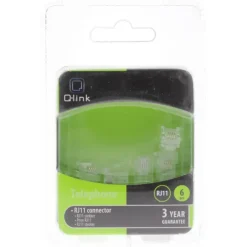 Audio & Video Accessoires > Q-link Telefoon Plug Modulair 4-polig 6 Stuks