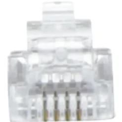 Audio & Video Accessoires > Q-link Telefoon Plug Modulair 4-polig 6 Stuks