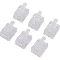 Audio & Video Accessoires > Q-link telefoon plug modulair 4-polig 6 stuks