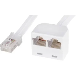 Audio & Video Accessoires > Q-link telefoon splitter modulair ADSL wit