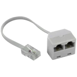 Audio & Video Accessoires > Q-link telefoon splitter modulair ADSL wit
