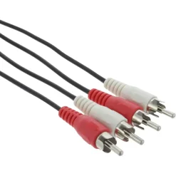 Audio & Video Accessoires > Q-link tulp kabel 2RCA/2RCA male-male 1.5 meter rood/wit