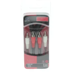 Audio & Video Accessoires > Q-link tulp kabel 2RCA/2RCA male-male 1.5 meter rood/wit