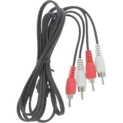 Audio & Video Accessoires > Q-link tulp kabel 2RCA/2RCA male-male 1.5 meter rood/wit