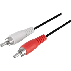 Audio & Video Accessoires > Q-link tulp kabel 2RCA/2RCA male-male 10 meter rood/wit