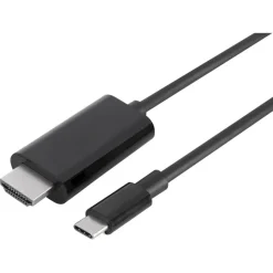 Audio & Video Accessoires > Q-link USB-C naar HDMI kabel 2 meter zwart