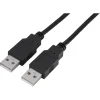 Computeraccessoires > Q-link USB kabel 2.0 USB-A male/male 2 meter zwart